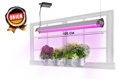 LED phytolamp overhead light «UNION» can be used for growing plants on the windowsill in the apartment.